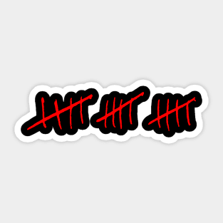 15 Cuts - Number Design Sticker